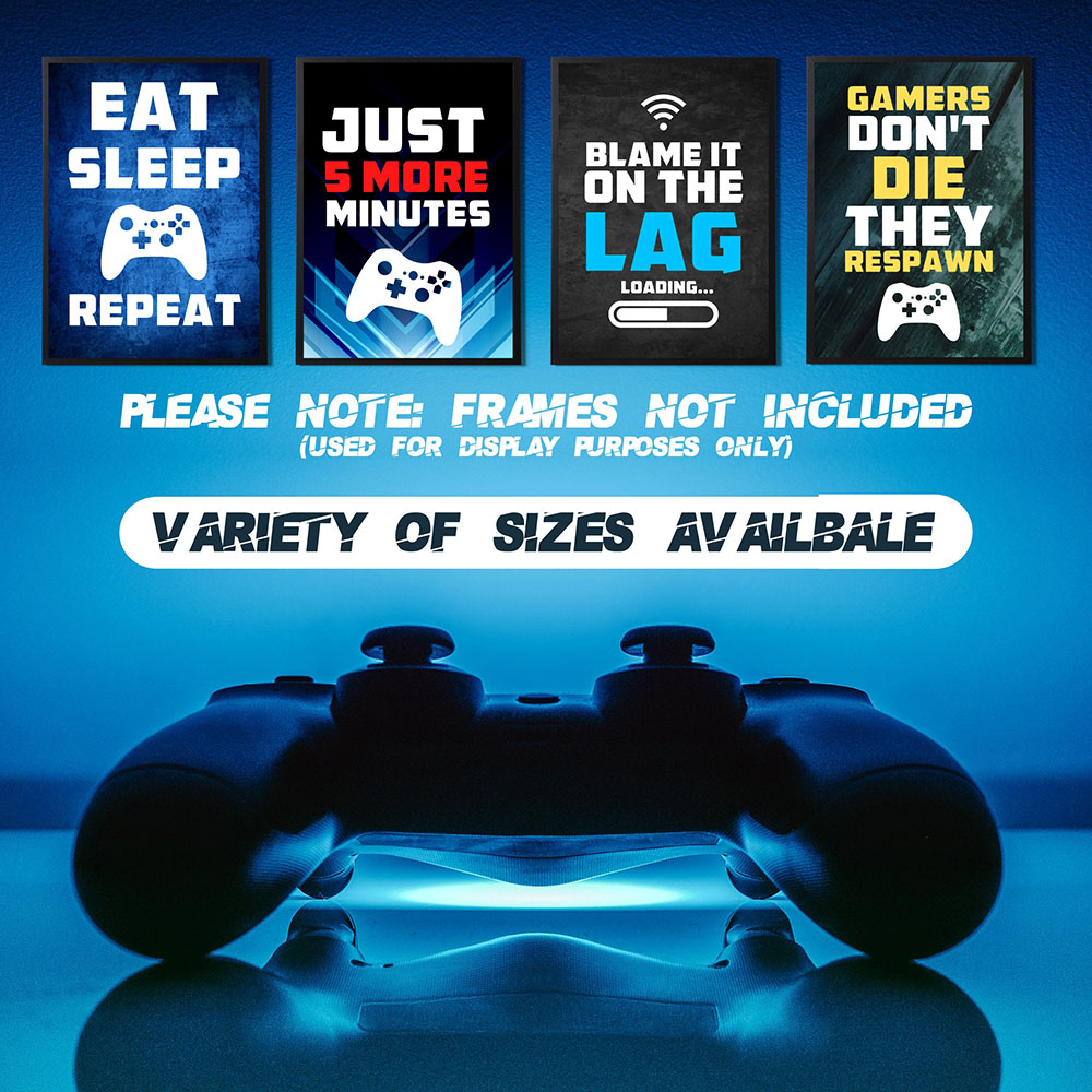 Gaming Console Letters - Gaming Quotes Art Painting Console Game