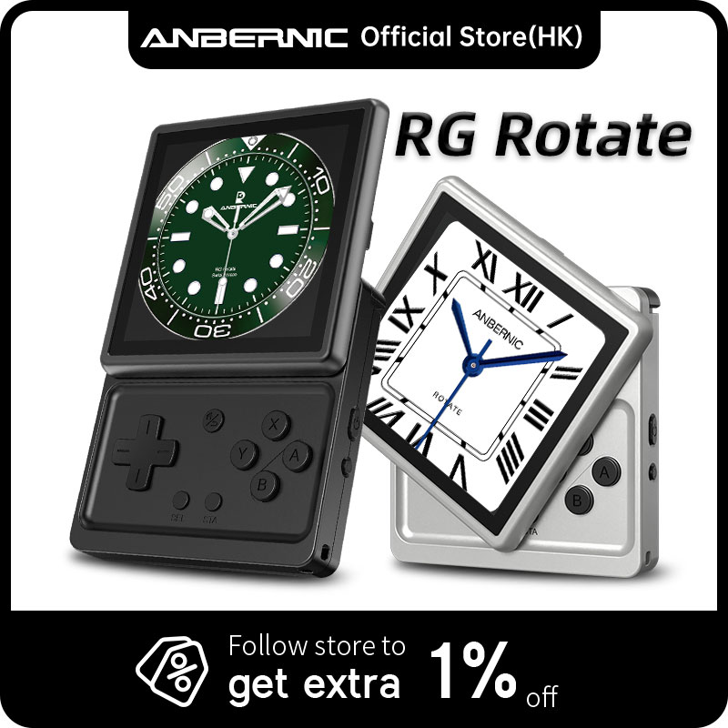 Gaming Console Old - ANBERNIC RG Rotate Retro Handheld Game