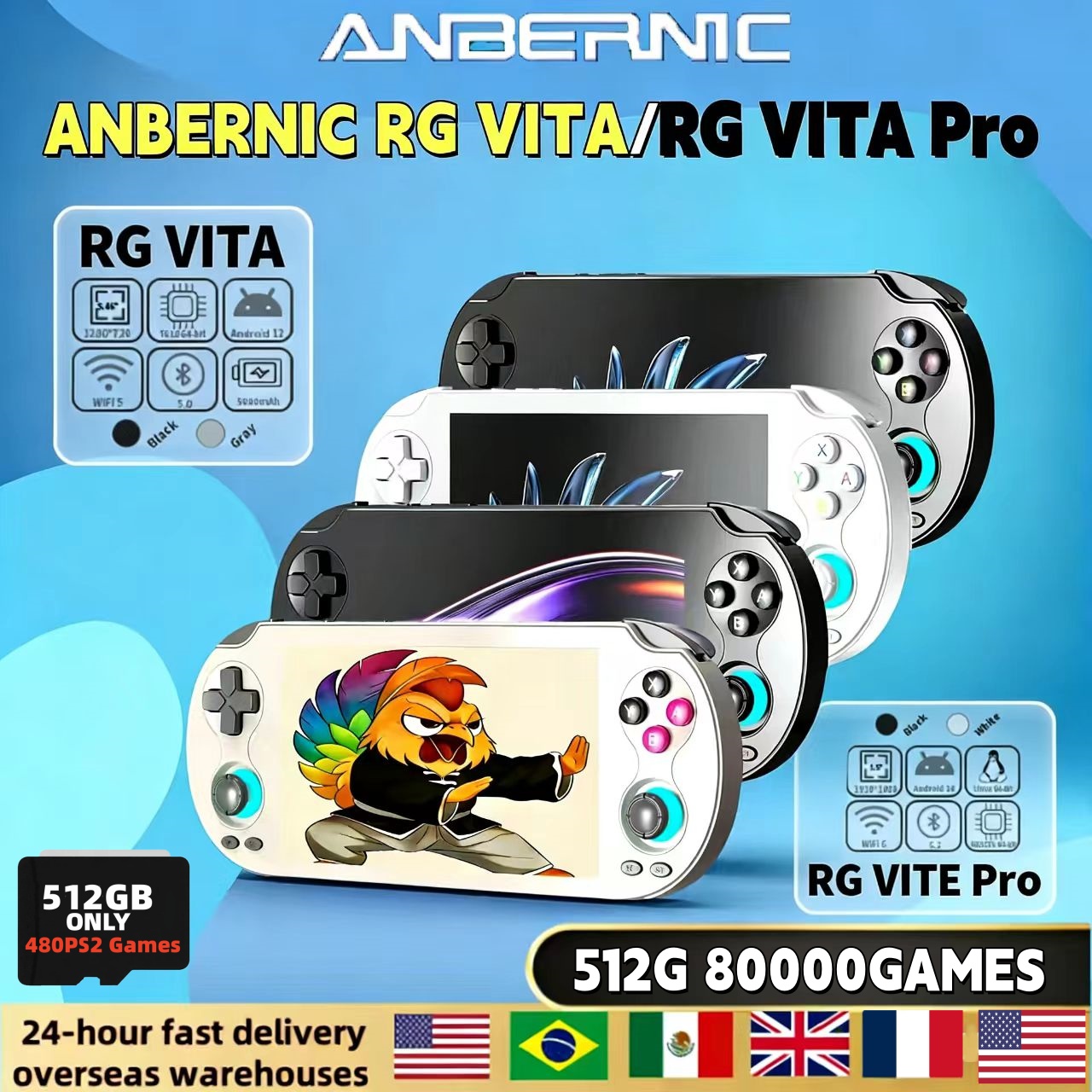 Gaming Console Online - ANBERNIC RG VITA Pro RG VITA