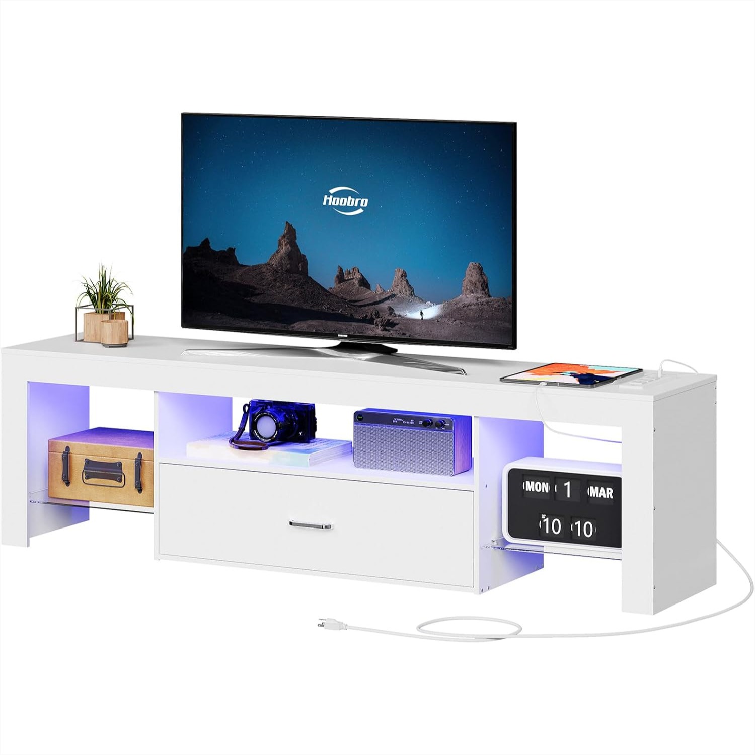 Gaming Console Images - LED TV Stand with Power Outlets