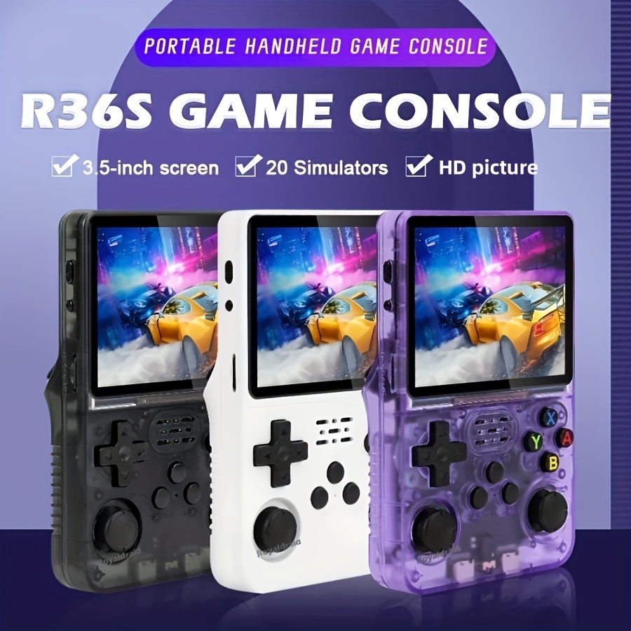 Gaming Console Old - R36S Open-Source Handheld Game Console: 3D