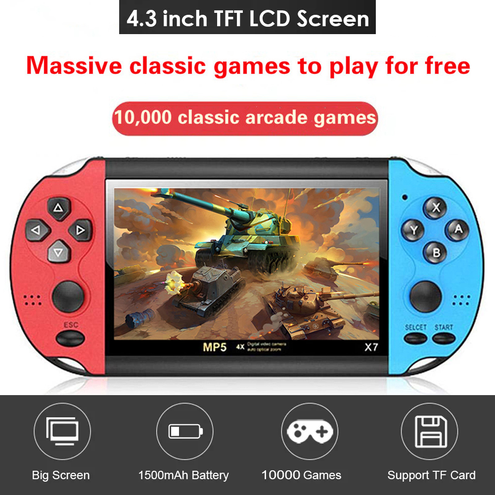 Gaming Console For 7 Year Old - Gaming Portable Handheld Retro Video Game