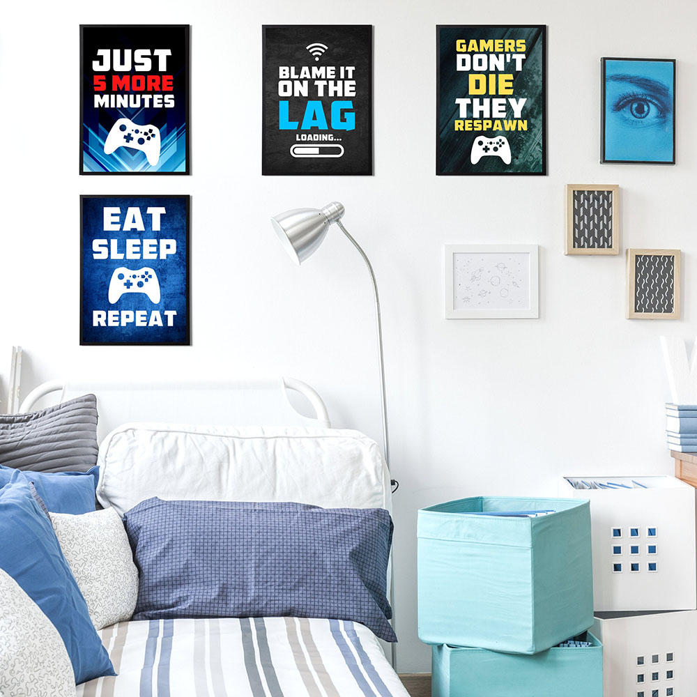 Gaming Quotes Art Painting Con - огляд і ціна Gaming Console Letters