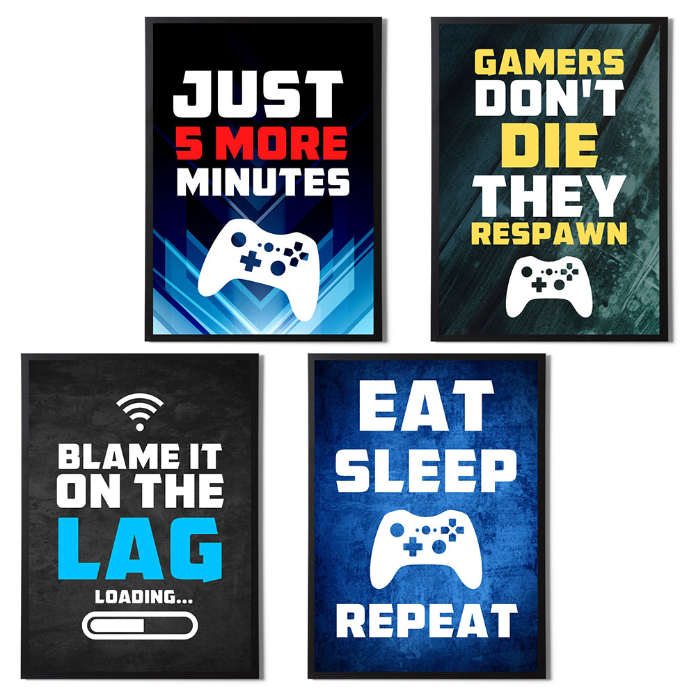 Gaming Quotes Art Painting Con - огляд і ціна Gaming Console Letters