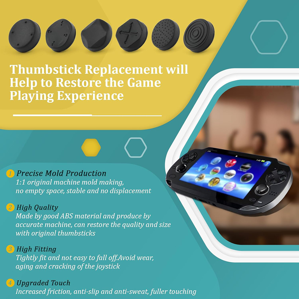 7 In 1 Silicone Anti-slip Thum - огляд і ціна Gaming Console Sony