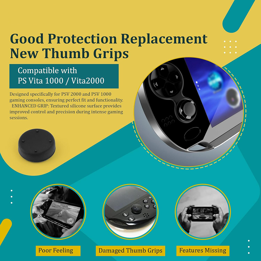 7 In 1 Silicone Anti-slip Thum - огляд і ціна Gaming Console Sony