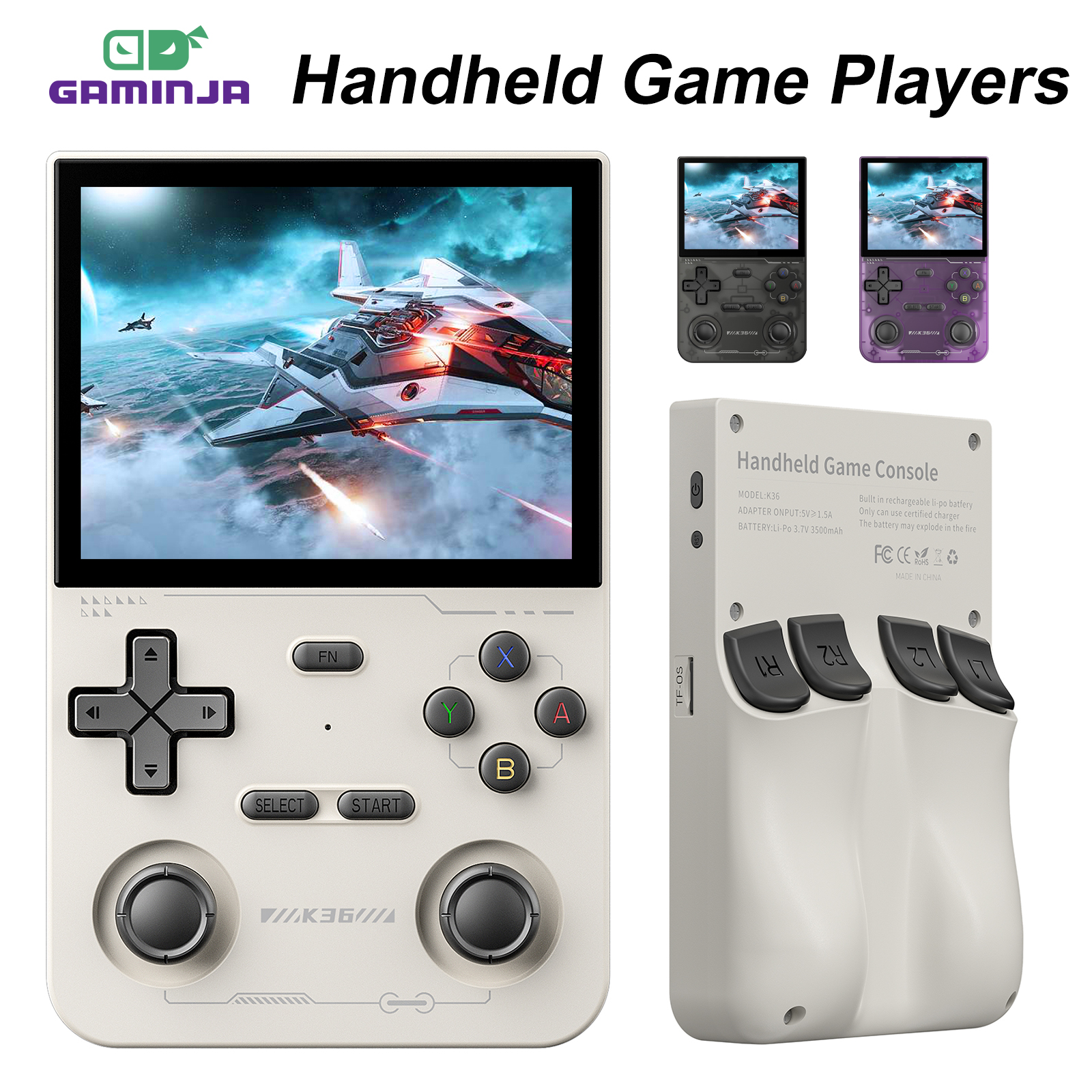 GAMINJA Open Source K36 Retro  - огляд і ціна Gaming Console Old