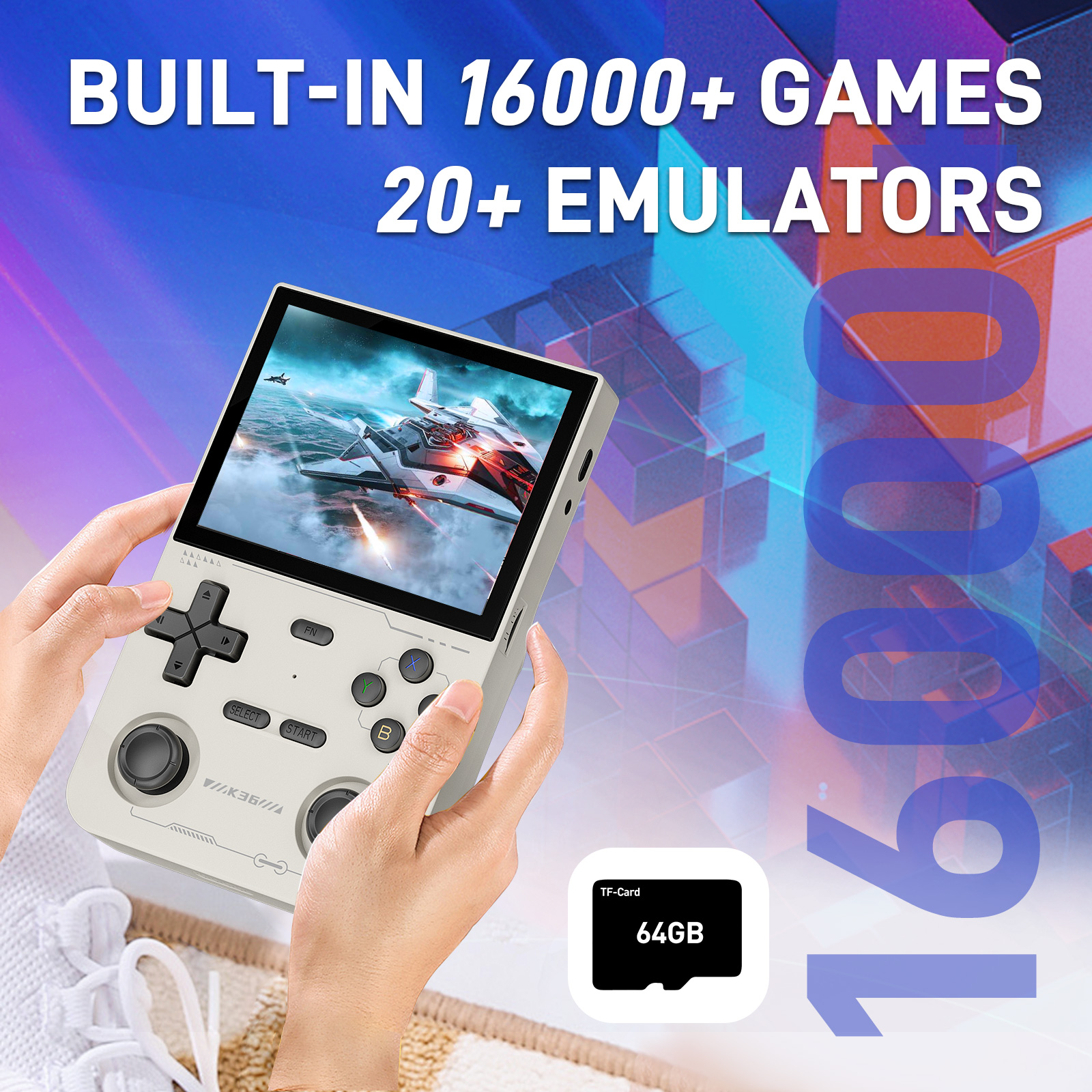 GAMINJA Open Source K36 Retro  - огляд і ціна Gaming Console Old