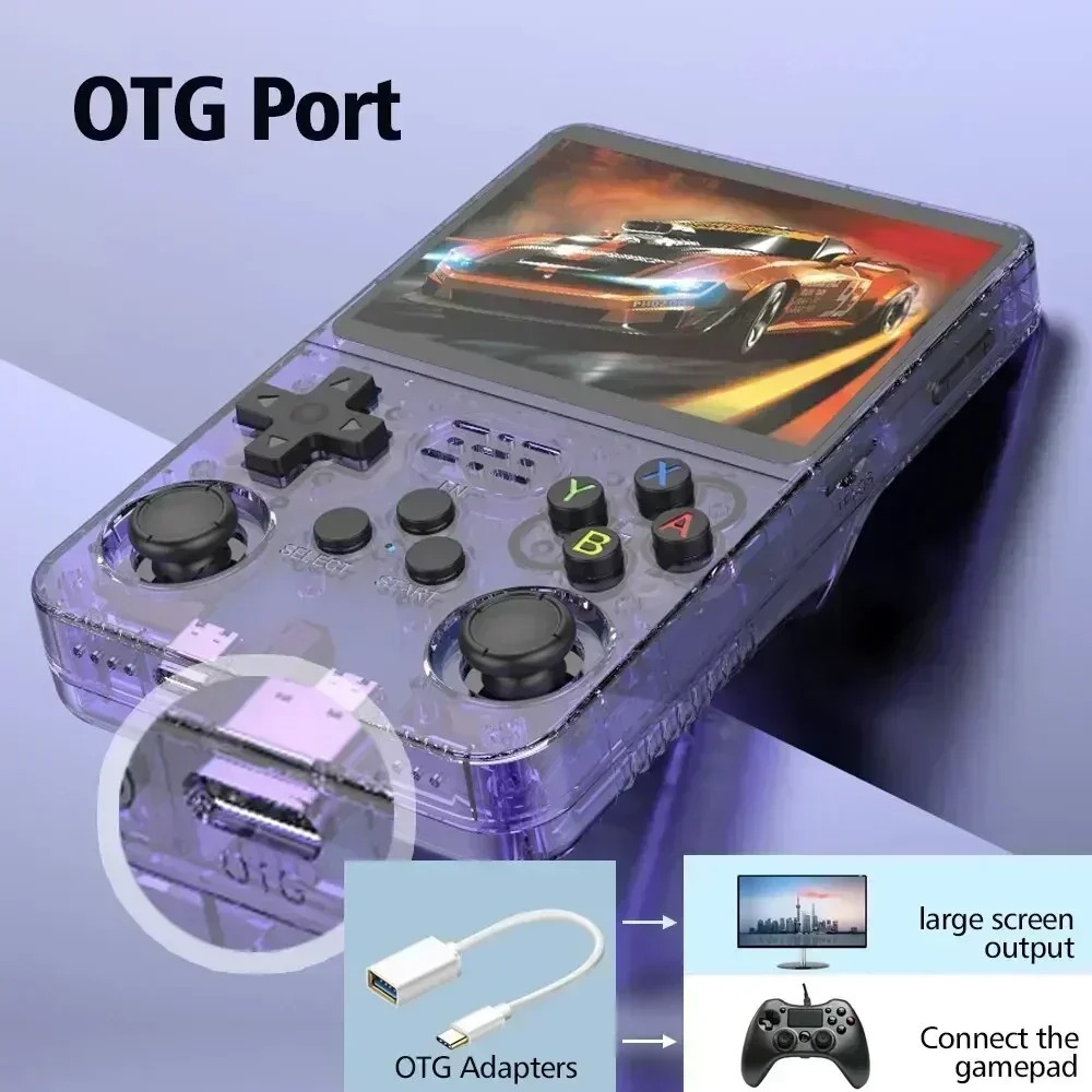 R36S Retro Game Console Arkos  - огляд і ціна Gaming Console Old