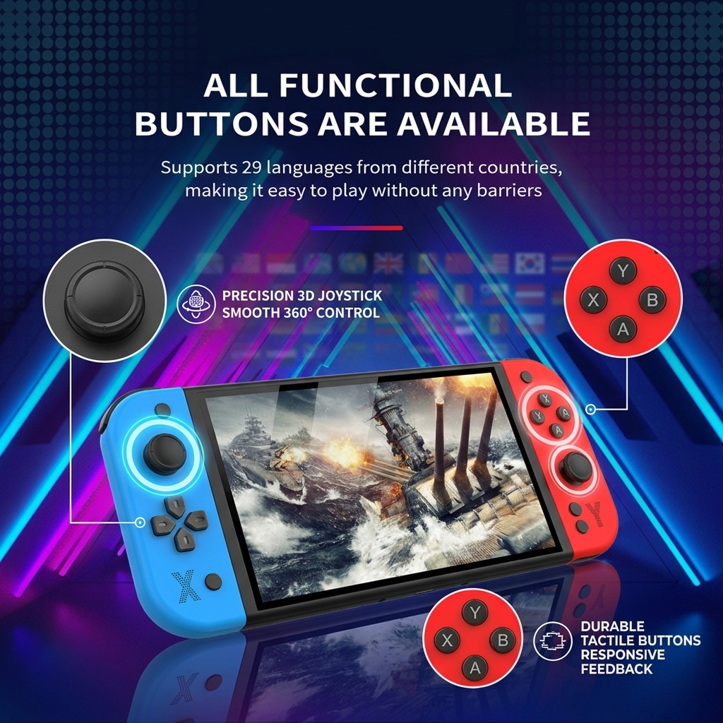 New G90 Retro Gaming Handheld  - огляд і ціна Gaming Console For 7 Year Old