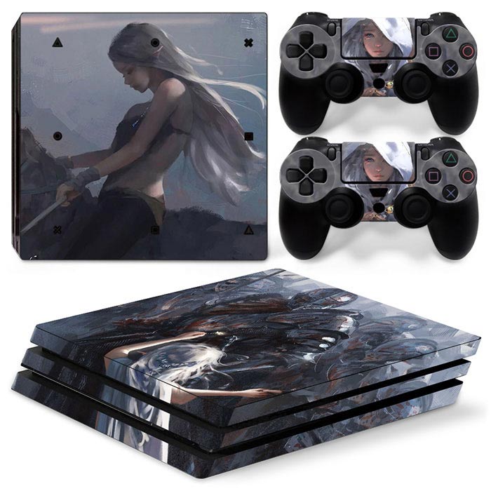Cute girl style Protective Sti - огляд і ціна Gaming Console Drawing