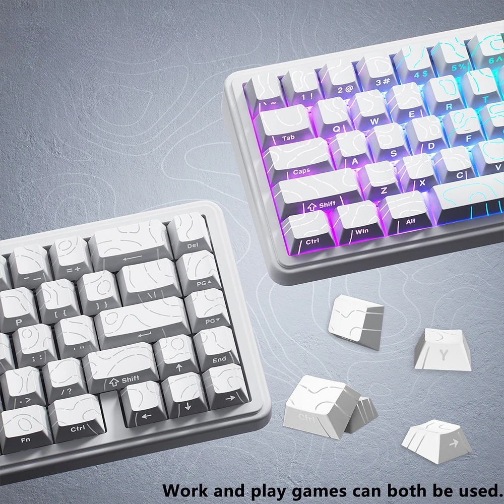 New Topographic Keycaps 4.0 Ve - огляд і ціна Gaming Console Letters