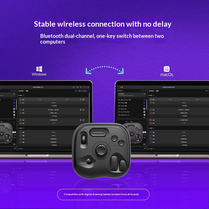 TourBox lite Bluetooth Keyboar - огляд і ціна Gaming Console Drawing