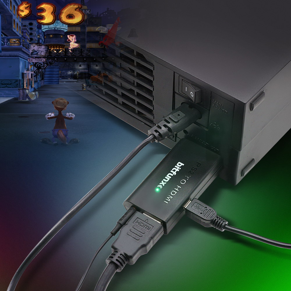 BitFunx PS2 YPBPR To HDMI™ Con - огляд і ціна Gaming Console Sony