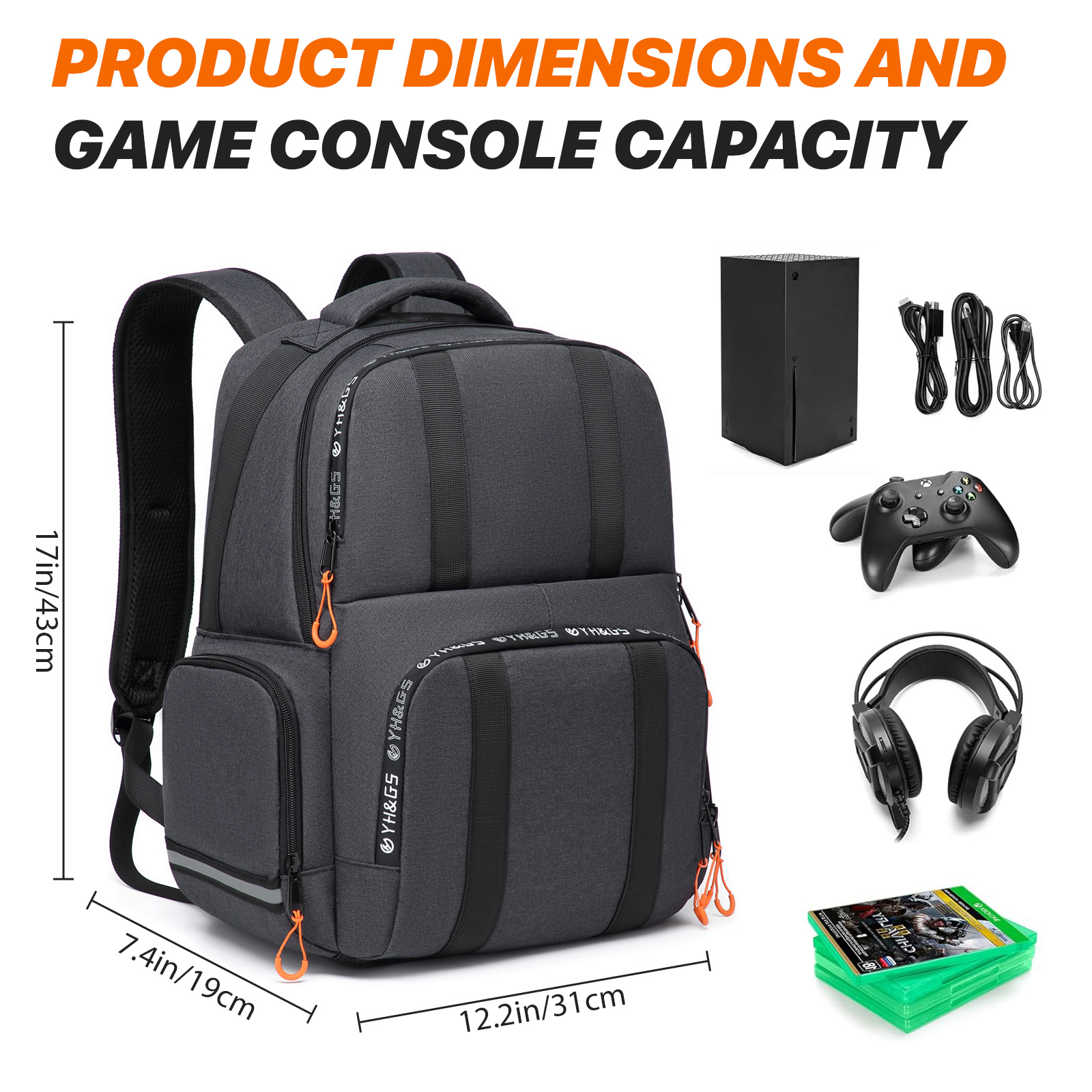 Backpack Compatible with Xbox  - огляд і ціна Gaming Console Letters