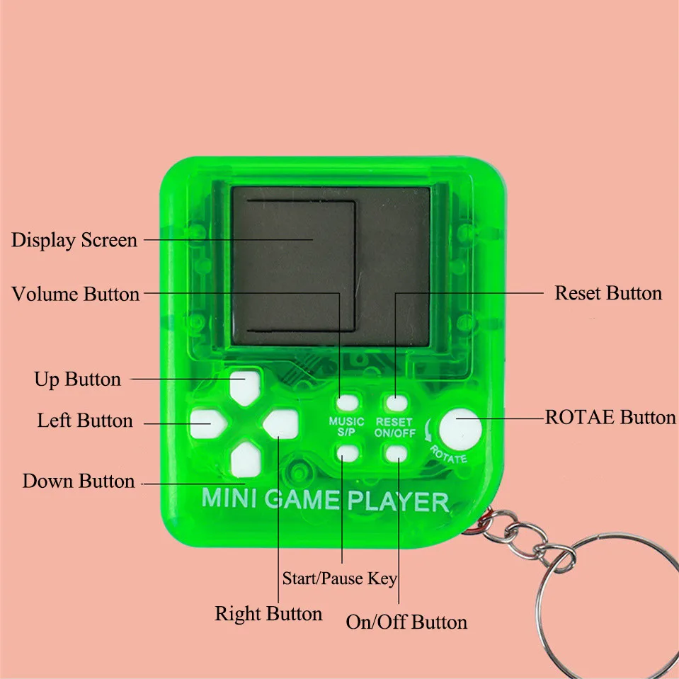 Retro Mini Handheld Game Playe - огляд і ціна Gaming Console For 7 Year Old